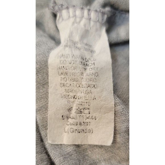 JC Fits Inc Gray Rebel Tank Top Shirt Womens Size L - Picture 5 of 6